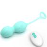 Armony - blossoms pesas vaginales vibrador control remoto 10 vibraciones verde - 4