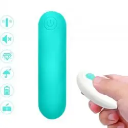 Armony - splash joline bala vibradora silicona control remoto 10 vibraciones 65 x 15 cm verde