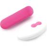 Splash Joie rosa tumbada junto al mando