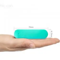 Armony - splash joie bala vibradora silicona control remoto 10 vibraciones 75 x 19 cm verde