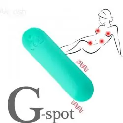 Armony - splash joie bala vibradora silicona control remoto 10 vibraciones 75 x 19 cm verde