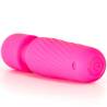 Minimasajeador Armony YourMagic rosa tumbado, con el botón