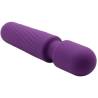 Minimasajeador Armony YourMagic morado tumbado, visto por el otro lado