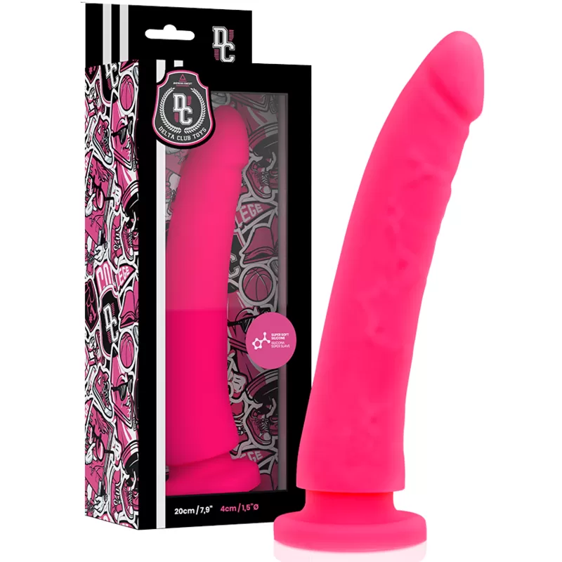 Delta club toys dildo rosa silicona medica 20 x 4 cm