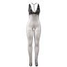 Bodystocking con Gargantilla y Encaje Subblime, la prenda sola, de frente