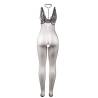 Bodystocking con Gargantilla y Encaje Subblime, la prenda sola, de espaldas
