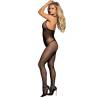 Bodystocking Espalda Abierta Negro Subblime, de lado