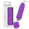 Intense - symone bala vibradora recargable por usb 8 vibraciones morado 10 x 2.2 cm - 1