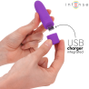 Intense - symone bala vibradora recargable por usb 8 vibraciones morado 10 x 2.2 cm - 5