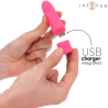 Intense - symone bala vibradora recargable por usb 8 vibraciones rosa 10 x 2.2 cm - 5