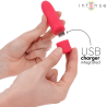 Intense - symone bala vibradora recargable por usb 8 vibraciones rojo 10 x 2.2 cm - 5