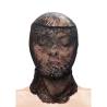 Pasamontañas de encaje negro Fetish & Fashion, puesto sobre un maniquí