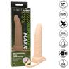Performance Maxx Rechargeable Dual Penetrator marfil junto a su caja