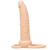Performance Maxx Rechargeable Dual Penetrator marfil visto de frente