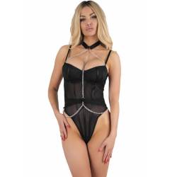 Livco corsetti fashion - rubika lc xg079 body con gargantilla negro - - 9