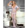 Bodystocking blanco Subblime en un dormitorio