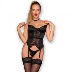 Chilirose - cr 4674 corset 3 piezas negro s Chilirose - cr 4674 corset 3 piezas negro s
