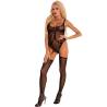 Bodystocking efecto liguero Livco Corsetti Imrama, modelo de frente