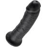 King Cock 8 pulgadas negro en diagonal