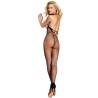 Bodystocking Halter Copas Abiertas Subblime, de espaldas