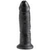 King cock 9" pene color negro 22.9 cm - 1