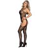 Bodystocking negro Subblime en tres cuartos