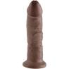 King cock 9" pene color marron 22.9 cm - 1