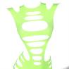 Subblime - 952280 bodystocking de rejilla elstico manga larga verde talla única - 6