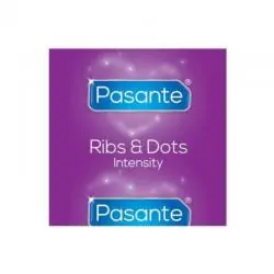 Pasante - intensity bulk preservativos multitexturizados 144 unidades
