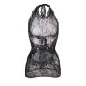 Subblime - 952075 vestido corto de rejilla con espalda descubierta y detalle de corazón negro talla única - 5