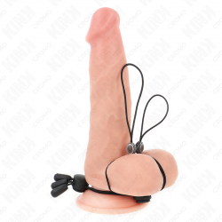 Kink - pinzas para pezones detalle rosa con elástico negro