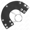 Kink - anillo pene 4 cm cadena 7 cm metal con cinturón cuero - 4
