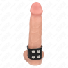 Kink - anillo pene cuero con cierre a presión 18.5 x 3.3 cm - 1