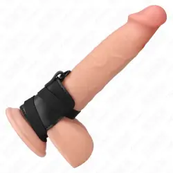 Kink - anillo pene cuero con correas ajustables