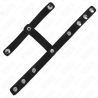 Kink - anillo pene y correa divisora de bolas cuero ajustable - 4