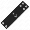 Kink - anillo pene cuero con cierre a presión 18 x 5 cm - 4