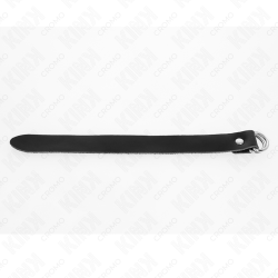 Kink - anillo pene cuero con cierre a presión 22 x 2 cm - - 5