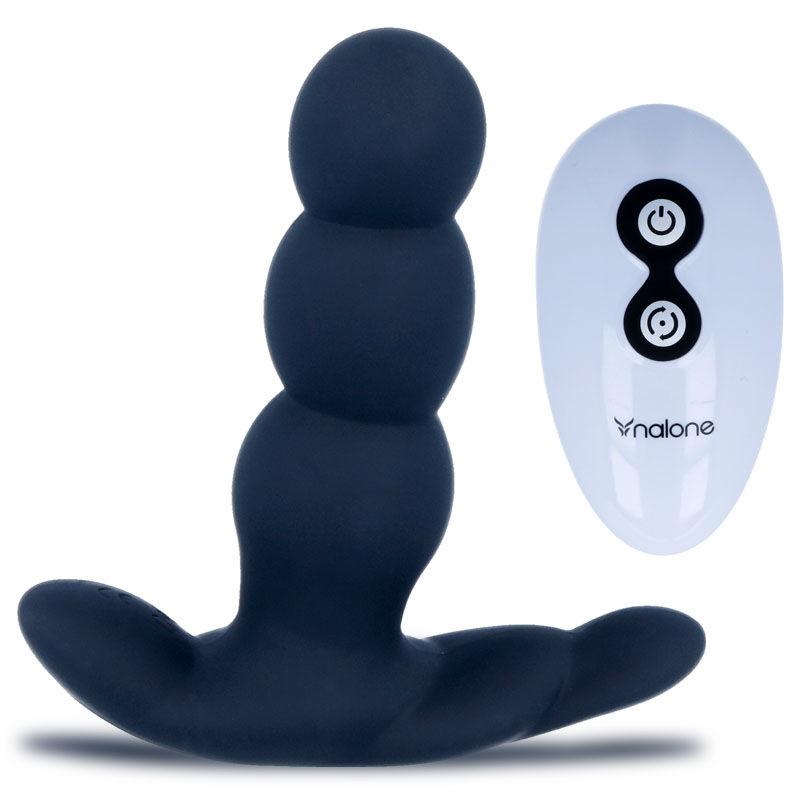 Nalone pearl vibrador anal control remoto negro