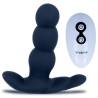 Vibrador anal Nalone Pearl negro con su mando