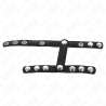 Kink - anillo pene con 3 correas divisoras de bolas ajustable - 3