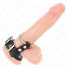 Kink anillo de polipiel con hebilla, colocado en un maniquí de lado