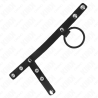 Kink - anillo pene silicona 3.8 cm con divisor de bolas y correa de cuero 22 x 1.5 cm - 4