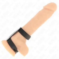 Kink - anillo pene doble polipiel ajustable