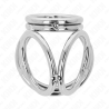 Kink - anillo pene triple metal cromado 3.8 cm a 5 cm modelo 1 - 4