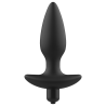 Addicted toys  masajeador plug anal con vibración negro - 1