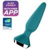 Satisfyer plug ilicious 1 plug con vibracion color verde - 1