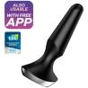Satisfyer plug ilicious 2 plug vibrador color negro - 1