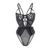 Body Negro Copas Caladas y Tiras Subblime S/M, la prenda sola, otra vista
