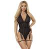Subblime - 954154 body con liguero negro l/xl - 1