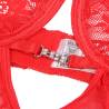 Subblime - 954208 babydoll de encaje con tirantes ajustables rojo s/m - 6